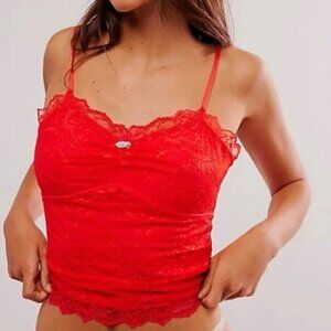 NWOT Free People Lacy Essential Cami
